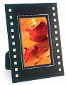Hollywood. PU Rectangle photo frame with contrasting stiching.