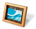 Square wooden photo frame.