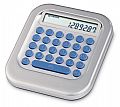 Frame. Square shaped 12-digit calculator with aluminium frame.