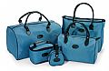 5-piece sporty travel set - Blue