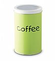 Canister set consisting of 3 cylindrical tin boxes.