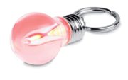 Bulb lamp shape keyring