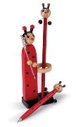 Ladybird wooden desk set