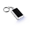 Solar powered torch keyring