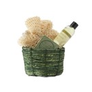 Bath set in basket