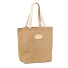 Jute vertical shopping bag