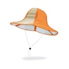 Folding straw hat