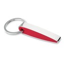 Metal and soft plastic keyring