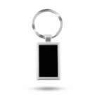 Metal keyring in aluminium