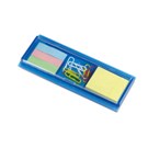 Ruler with sticky notes & clips