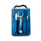 Manicure set in travel pouch