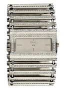 D & G Gate D&G Ladies Ss Sq. With Stones Wrist Watch D & G Gate D&G Ladies Ss Sq. With Stones Wrist Watch