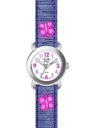 Clever Kids Clever Kid Denim Butterfly Wrist Watch