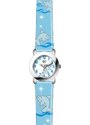 Clever Kids C/.Kids Blue Dolphins Wrist Watch