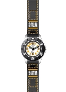 Clever Kids C/Kids Boys Yell/Black Strap Wrist Watch