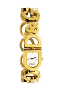 D & G Day/Night D&G Ladies Ss Gp Slv Dl Wrist Watch D & G Day/Night D&G Ladies Ss Gp Slv Dl Wrist Watch