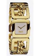 D & G Confidential D&G Ladies Gp Chain Wrist Watch D & G Confidential D&G Ladies Gp Chain Wrist Watch