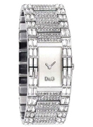 D & G Interlace D&G Ladies Ss Baguette Wrist Watch D & G Interlace D&G Ladies Ss Baguette Wrist Watch