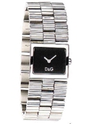 D & G Check D&G Ladies Ss Rec Black Dl Wrist Watch D & G Check D&G Ladies Ss Rec Black Dl Wrist Watch