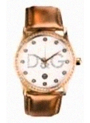D & G Gloria D&G Ladies Rose Lth St Cz Wrist Watch D & G Gloria D&G Ladies Rose Lth St Cz Wrist Watch