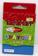 Wax Crayons 8'S - Min Order: 24 units