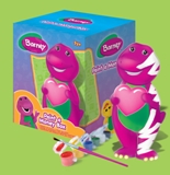 Barney Paint A Money Box.  - Min Order: 12 units