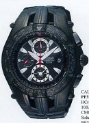 Pulsar Gents Chronograph Bip Rnd Black Dl 100M Wrist Watch Pulsar Gents Chronograph Bip Rnd Black Dl 100M Wrist Watch
