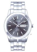 Pulsar Gents Stl Dress 100M Sapphir Black Wrist Watch Pulsar Gents Stl Dress 100M Sapphir Black Wrist Watch