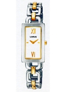 Lorus Ladies 2/Tone Tank White Mop Dial Wrist Watch Lorus Ladies 2/Tone Tank White Mop Dial Wrist Watch