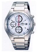 Lorus Gents Ss Rnd Chronograph Silver Dial Wrist Watch Lorus Gents Ss Rnd Chronograph Silver Dial Wrist Watch