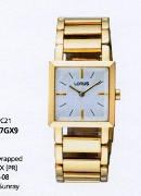 Lorus Ladies Gp Square Pearly White Dl Wrist Watch Lorus Ladies Gp Square Pearly White Dl Wrist Watch