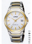 Lorus Gents S/S T/T White Dial 50M Wrist Watch Lorus Gents S/S T/T White Dial 50M Wrist Watch