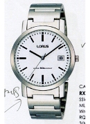 Lorus Gents S/S Rnd White Dial 50M Wrist Watch Lorus Gents S/S Rnd White Dial 50M Wrist Watch