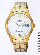 Lorus Gents Gp Rnd Day/Date White Dl Wrist Watch Lorus Gents Gp Rnd Day/Date White Dl Wrist Watch