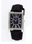 Lorus Ladies Black Lth Black Dial 50M Wrist Watch Lorus Ladies Black Lth Black Dial 50M Wrist Watch