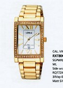 Lorus Ladies Gp With Cz'S White Mop Dl Dat Wrist Watch Lorus Ladies Gp With Cz'S White Mop Dl Dat Wrist Watch