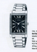 Lorus Ladies Ss Black Dl Date Cz Bezel Wrist Watch Lorus Ladies Ss Black Dl Date Cz Bezel Wrist Watch