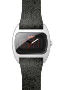 Soviet Gents Black Lth Cuff Black Sq Dial Wrist Watch Soviet Gents Black Lth Cuff Black Sq Dial Wrist Watch