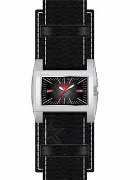 Soviet Gents Black Lth Cuff Black Dial Wrist Watch Soviet Gents Black Lth Cuff Black Dial Wrist Watch