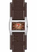 Soviet Gents Brn Lth Cuff Brn Dial Wrist Watch Soviet Gents Brn Lth Cuff Brn Dial Wrist Watch