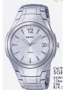 Seiko Gents Dress S/S 100M White Dial Wrist Watch Seiko Gents Dress S/S 100M White Dial Wrist Watch