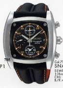 Seiko Gents Chronograph Black Lth Black Dial Wrist Watch Seiko Gents Chronograph Black Lth Black Dial Wrist Watch
