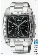 Seiko Gents 100M Chronograph Black Dl Alarm Wrist Watch Seiko Gents 100M Chronograph Black Dl Alarm Wrist Watch