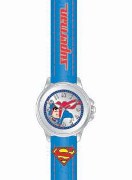 Licenced Kiddies Superman Blu Strap Smooth Dial Wrist Watch