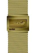 Soviet Ladies Gold Antique Mesh Sq Dial Wrist Watch Soviet Ladies Gold Antique Mesh Sq Dial Wrist Watch