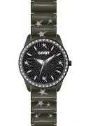 Soviet Ladies Gun Bracelet Stone Detail Wrist Watch Soviet Ladies Gun Bracelet Stone Detail Wrist Watch
