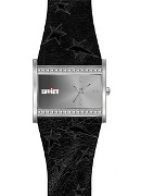 Soviet Ladies Black Lth With Star Detail Wrist Watch Soviet Ladies Black Lth With Star Detail Wrist Watch