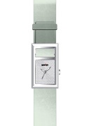 Soviet Ladies Slv Metalic Lth Slv Dial Wrist Watch Soviet Ladies Slv Metalic Lth Slv Dial Wrist Watch