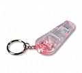 Key ring with whistle and LED light