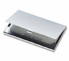 Imitation Chrome business card holder